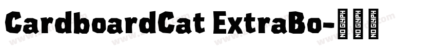 CardboardCat ExtraBo字体转换